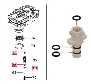 Uszczelka do ekspresu do kawy Husgvarna | 4055067518 