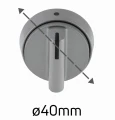 9070315 Pokrętło płomienia do kuchenki Amica 510GEM3.33ZPTADNA(XX), kod: 55569