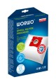 4 worki MPMB02 do odkurzacza Amica VM1034 Ora, kod: 1190228, producent: WORWO