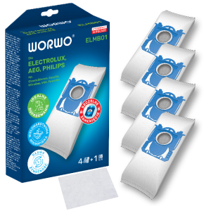 Worki S-bag do odkurzacza Electrolux 4 szt. ELMB01