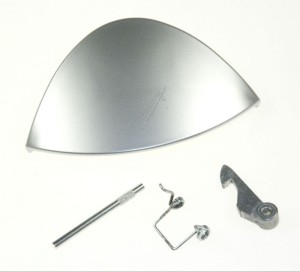 uchwyt drzwi Indesit C00076583 srebrny