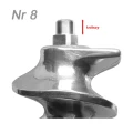 Ślimak do maszynki Zelmer ZMM1182S | nr 8 do nożyka dwustronnego | WG409