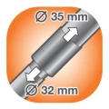 Ssawka ZE061 do odkurzacza Electrolux | 9001661322 do parkietów i paneli